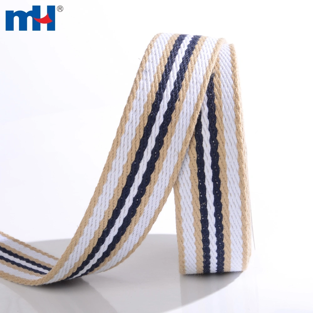 38mm Striped Webbing : 360017WB (5 Colors Available)