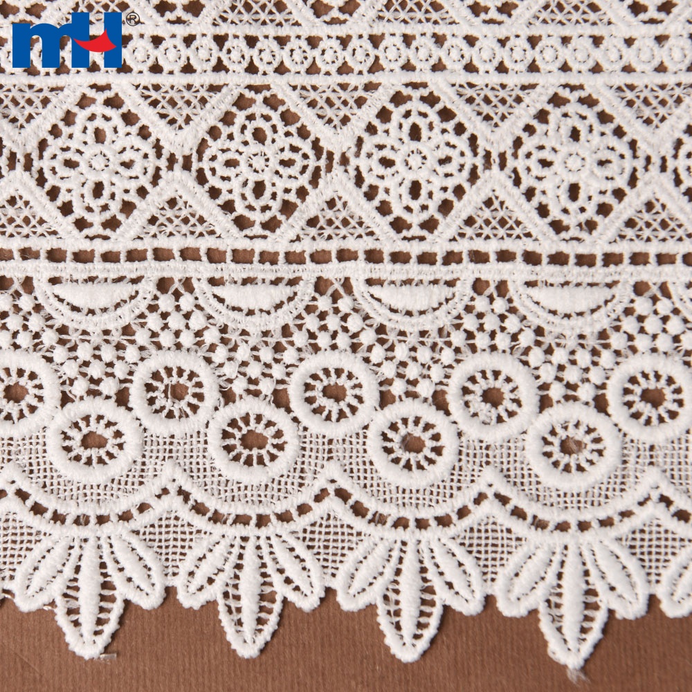 Venice Guipure Embroidered Lace Fabric for Dress