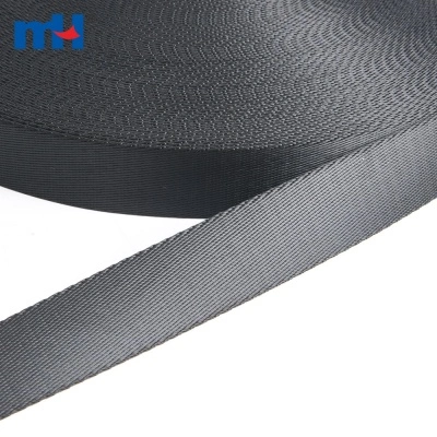 1inch Black Polyester Webbing