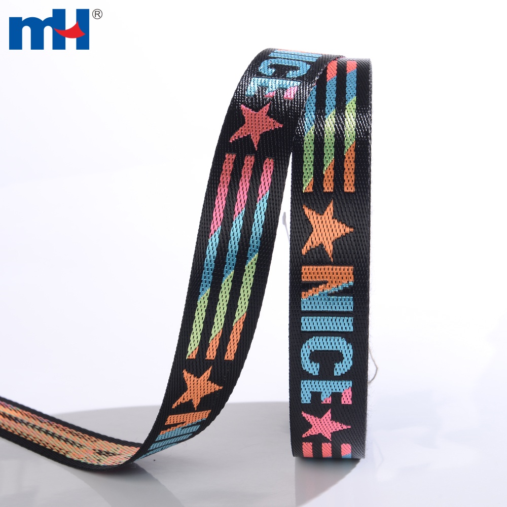 colorful jacquard webbing strap
