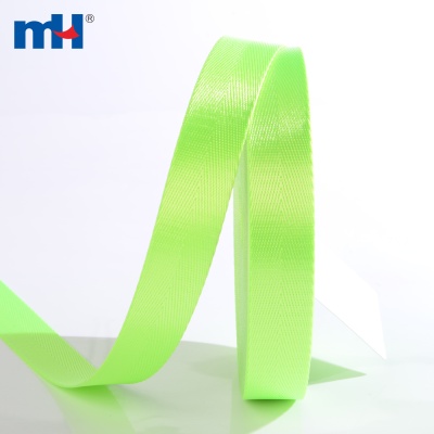 25mm Polyester Webbing - Green Yellow