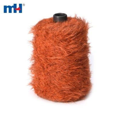 Nylon Polyester Blend Feather Yarn