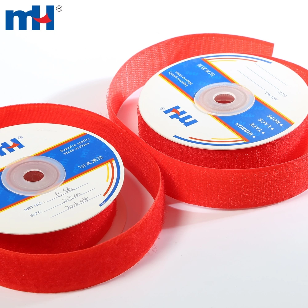 25mm Coloured Polyester/Nylon Mixed Hook and Loop Fastener Tape