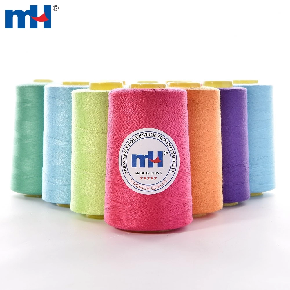Water Resistant Dyed Spun Yarn Spun 100% Spun Polyester Sewing Threads 40/2  42/2 5000 Yard 8000 Yard Sewing Machine Thread - China Yarn and Thread  price