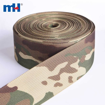 50mm Camouflage Print Webbing