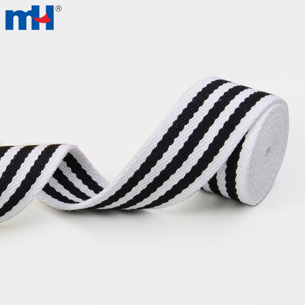 38mm Cotton Canvas Webbing Strap Tape Black