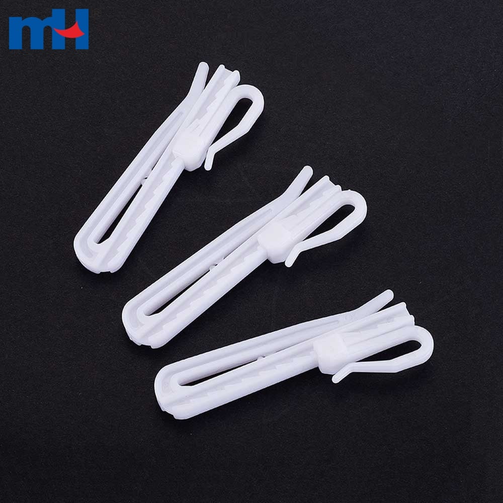 1set (50pcs) Strong Retractable Curtain Hooks With Adjustable Height For  Home, Korean And Japanese Style Hook Fittings