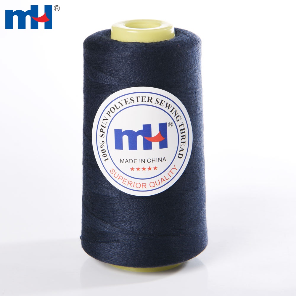 30s/2 Spun Polyester Waterproof Sewing Thread for Umbrella Navy