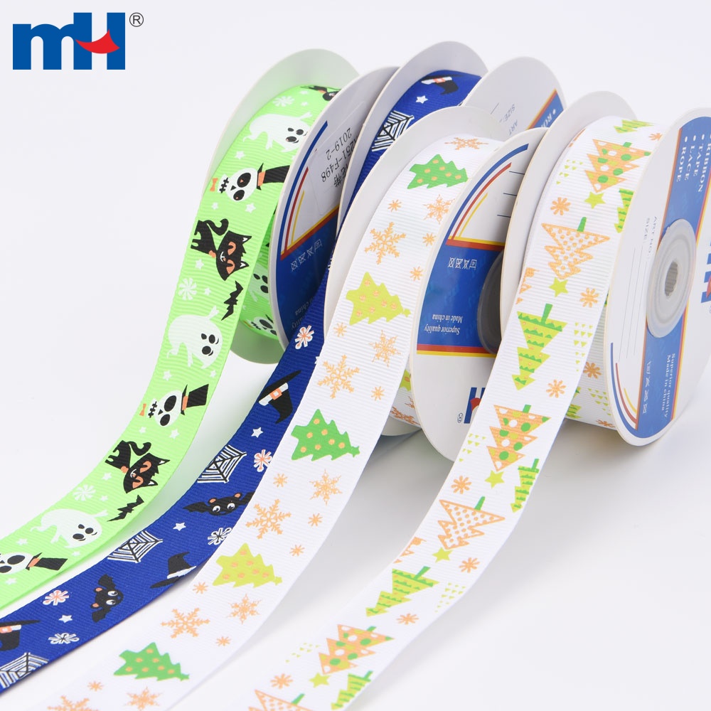 Summer-Ray 180 yards 3/8 Printed Grosgrain Ribbon Value Pack