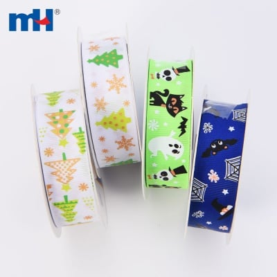 Halloween Printed Grosgrain Ribbons