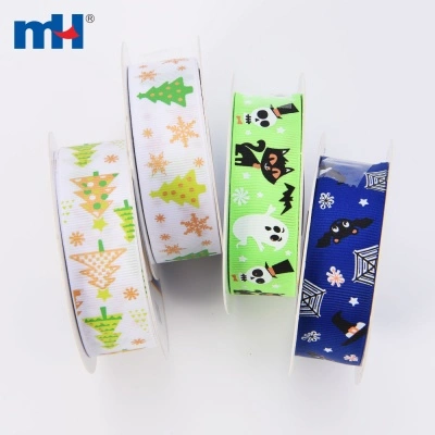 Halloween Printed Grosgrain Ribbons