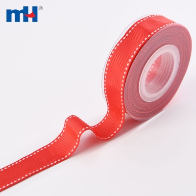Saddle Stitch Grosgrain Ribbon
