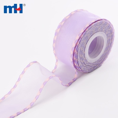 38mm Woven-Edge Sheer Ribbon