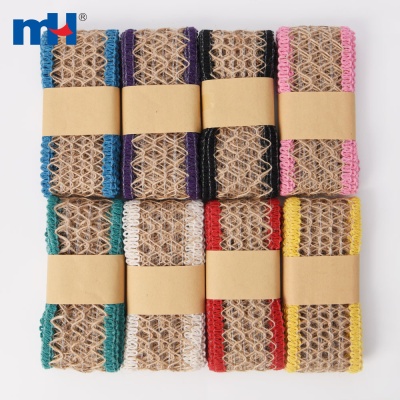 40mm Wired Burlap Ribbons