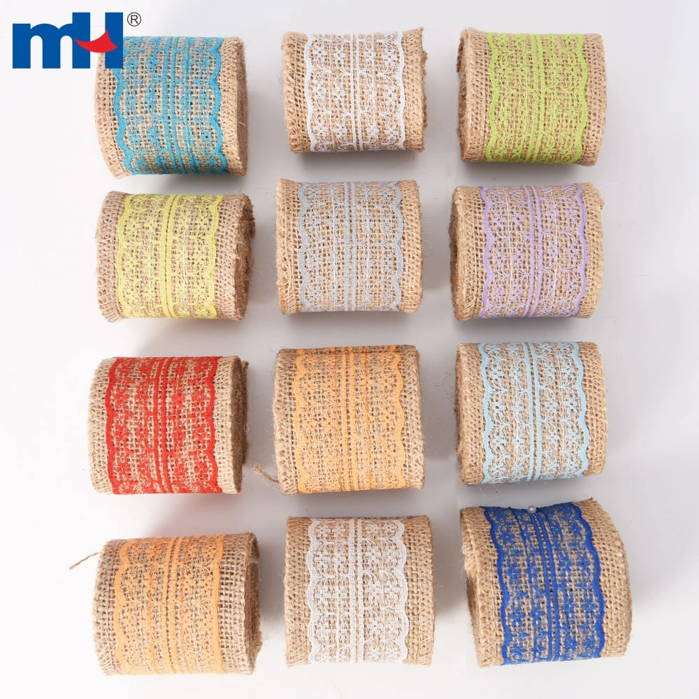 hessian lace ribbon