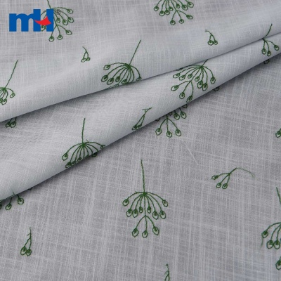 Embroidered Cotton Lace Fabric