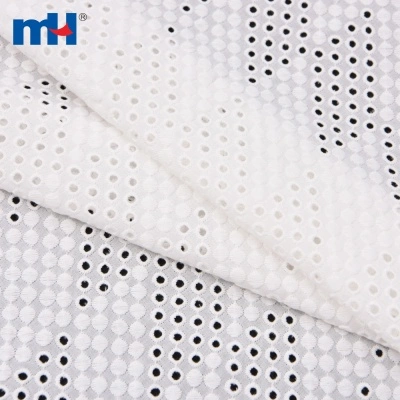 Geometric Cotton Eyelet