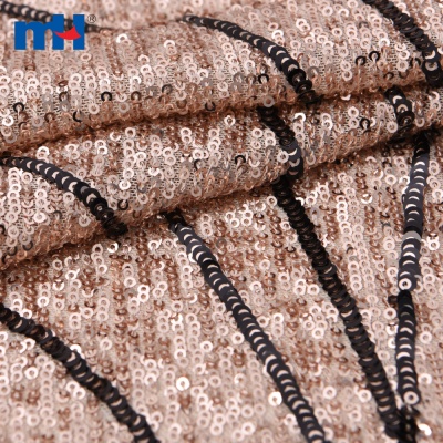 Paillettes Pizzo Oro Rosa