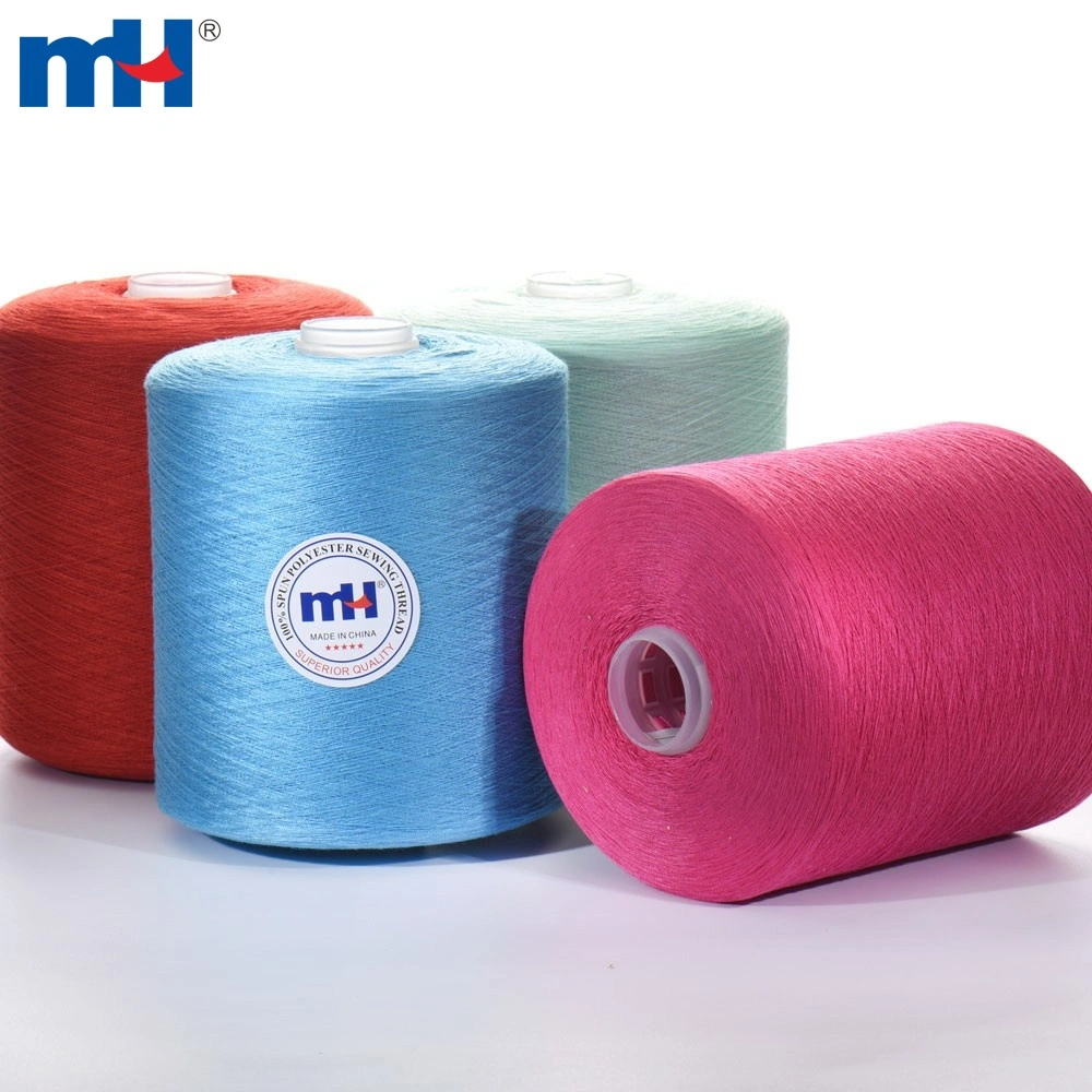 20S/2 40S/2 Polyester Sewing Thread and Yarn 1KG Plastic Tube