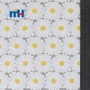 Embroidered Daisy Mesh Fabric