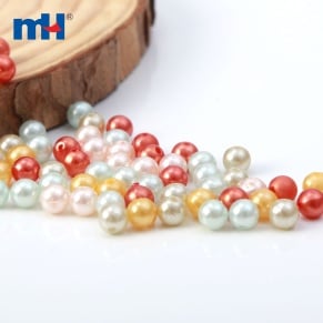 6mm Round Solid Plastic Beads