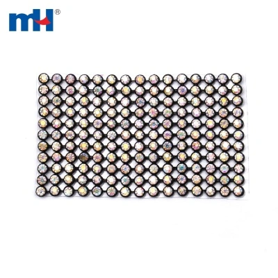 Hotfix AB Rhinestone Mesh Trim