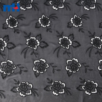 Laser Cut Embroidered Fabric
