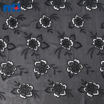 Laser Cut Embroidered Fabric