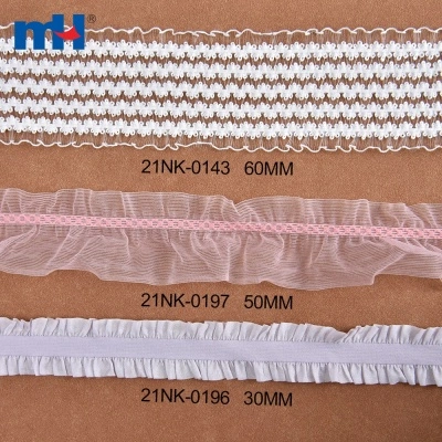 Ruffle Elastic for Underwear Strap