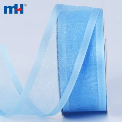 1-1/2 Inch Organza Ribbon Satin Edge
