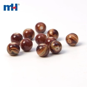 Perles en verre peint de 10 mm