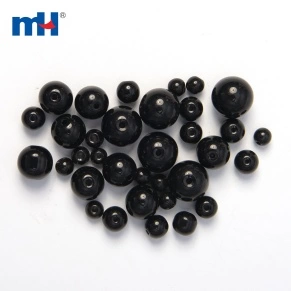 Perles de rocaille noires