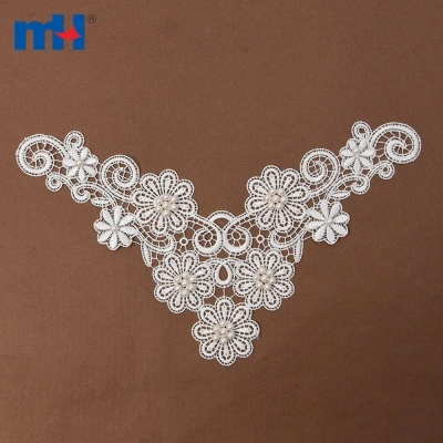 Chemical Lace Collar Applique