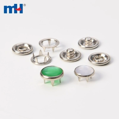 Pearl Snap Ring Buttons