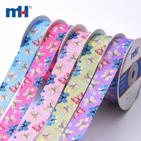 butterfly printed ribbon