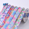 Cinta de grosgrain con estampado de arcoíris de 25 mm