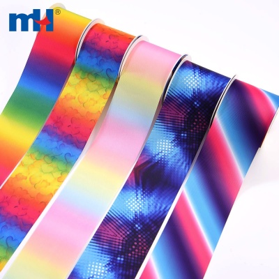 75mm Thermal Transfer Printed Grosgrain Ribbon