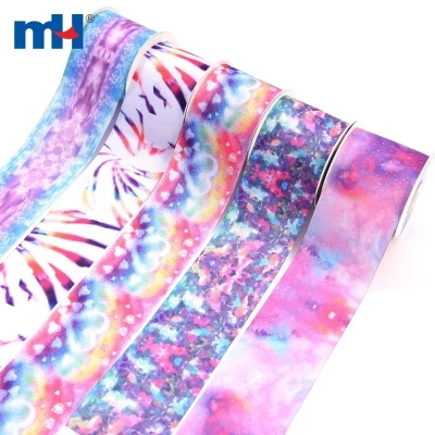 75mm Heat Transfer Printed Grosgrain Ribbon