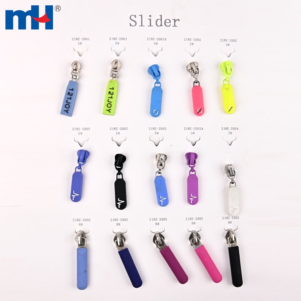 Custom Rubber Zipper Puller Tab Sliders