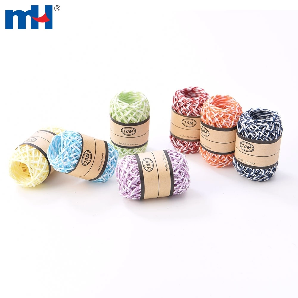 ZHIQIN Raffia Paper String Multicolour Raffia DIY Paper Raffia Ribbon 80 Meters 6 Colours Wrapping Decaorative for Gift Packing Party Supplies Accessories 