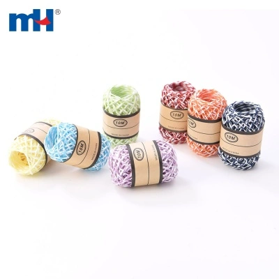 Multi-Colored Raffia Paper Ribbon