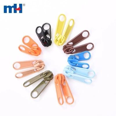 Painted Double Non-Locking Zipper Slider