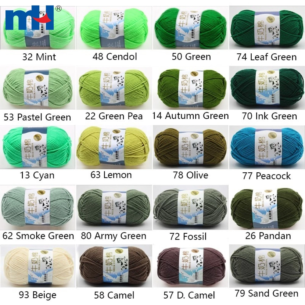 Milk Cotton Yarn Crochet Yarns, Milk Cotton Yarn Knitting