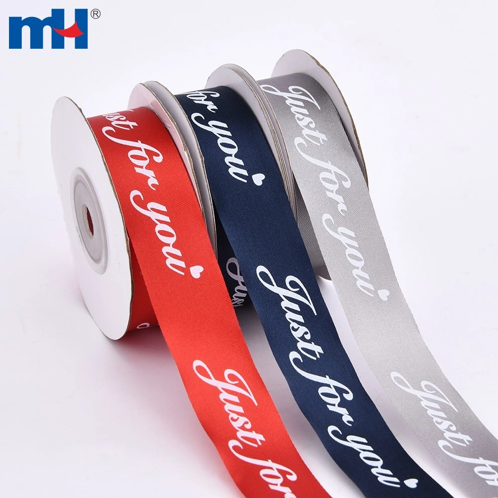 Custom printed satin ribbon hotsell