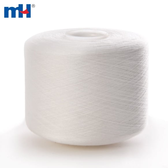 white polyester thread