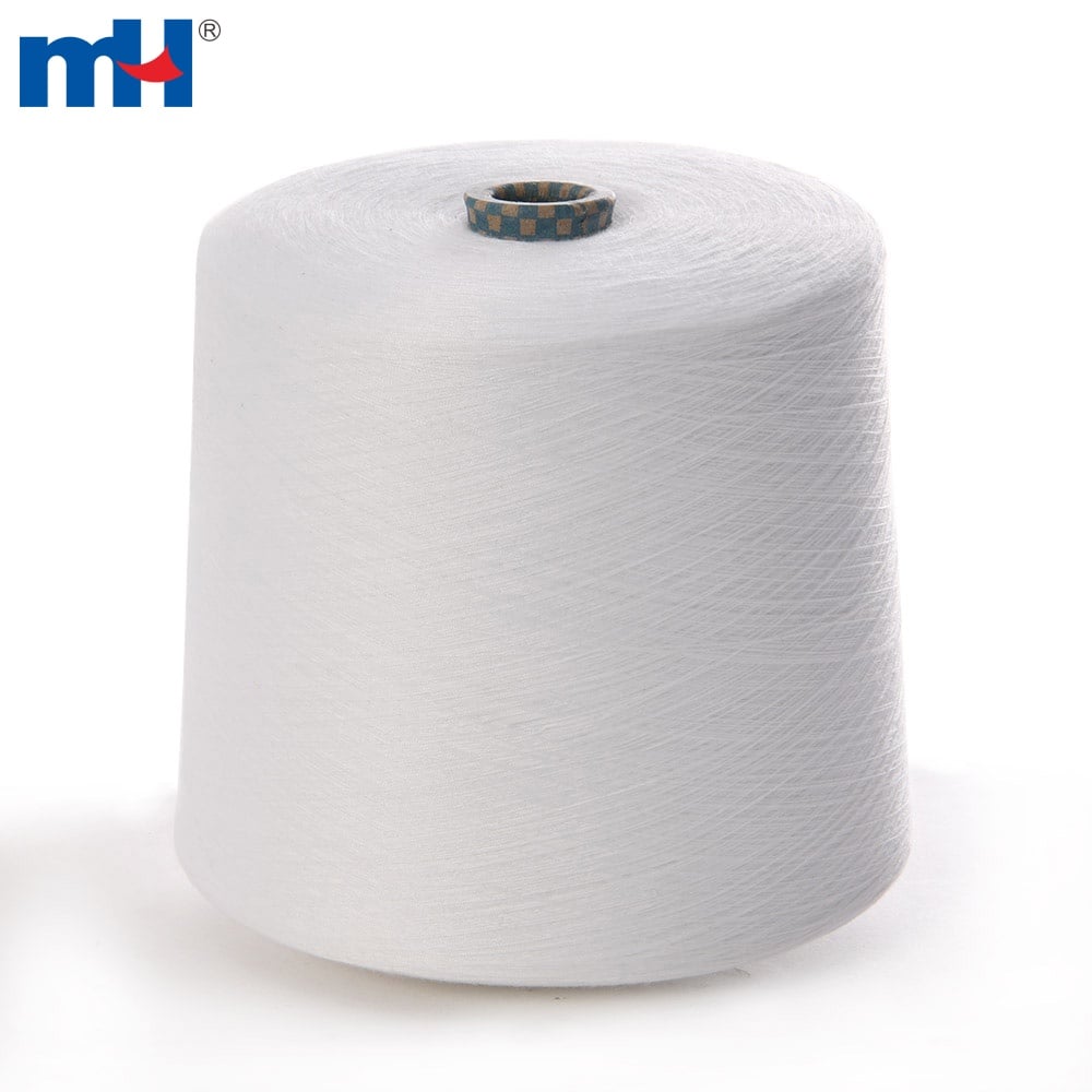 Industrial 40S 2 Raw White 100% Spun Polyester Sewing Thread Yarn