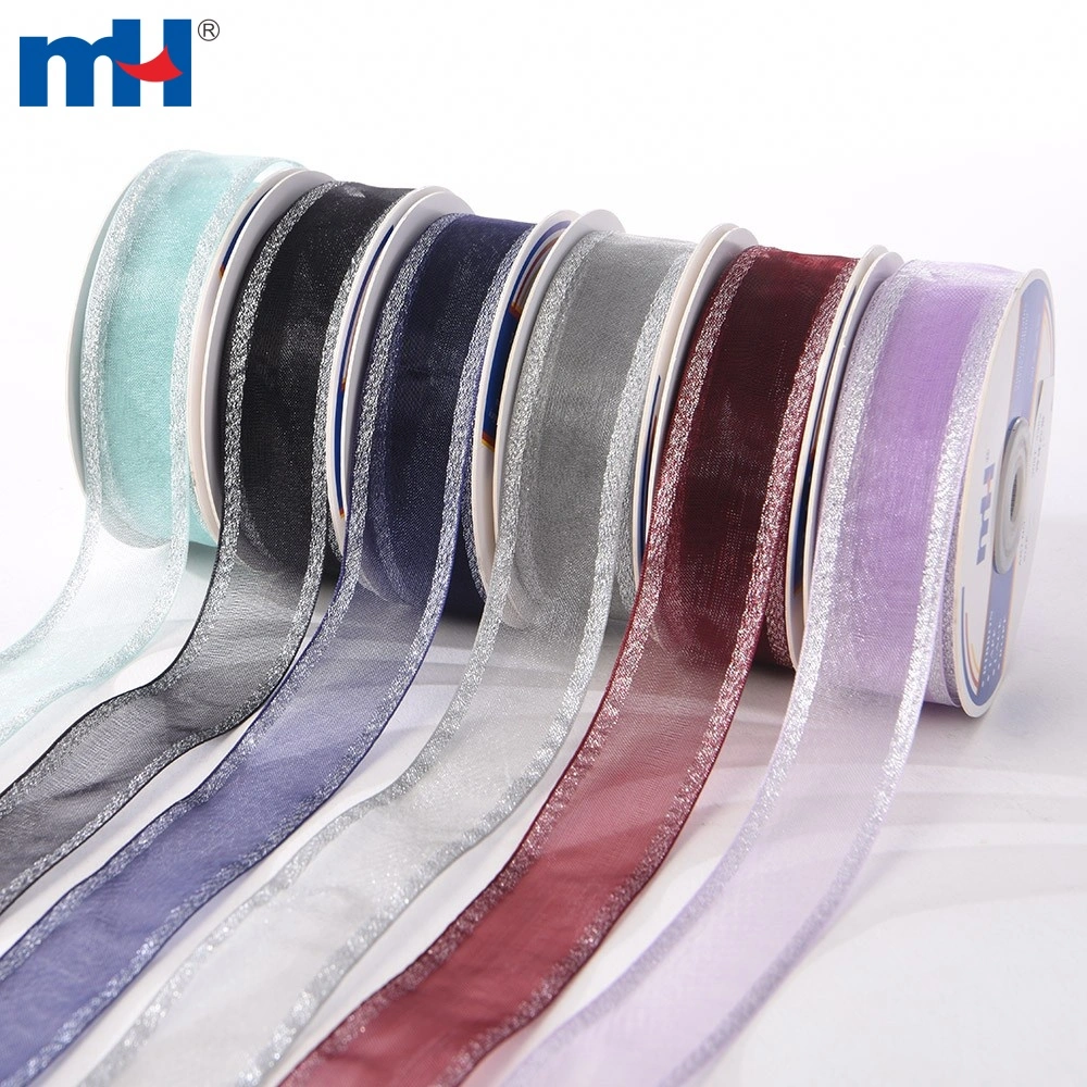 Silver Shiny Wire Edge Ribbon | MH Wholesale & FOB Prices Silver Shiny Wire Edge Ribbon | MH Wholesale & FOB Prices