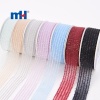 Metallic Stripe Organza Ribbon