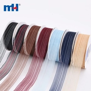 Metallic Stripe Ribbon