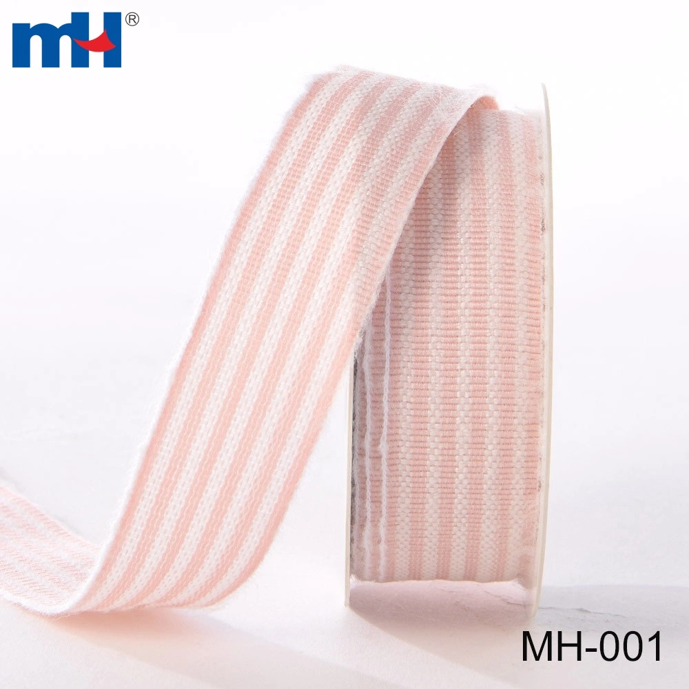 striped woven ribbon
